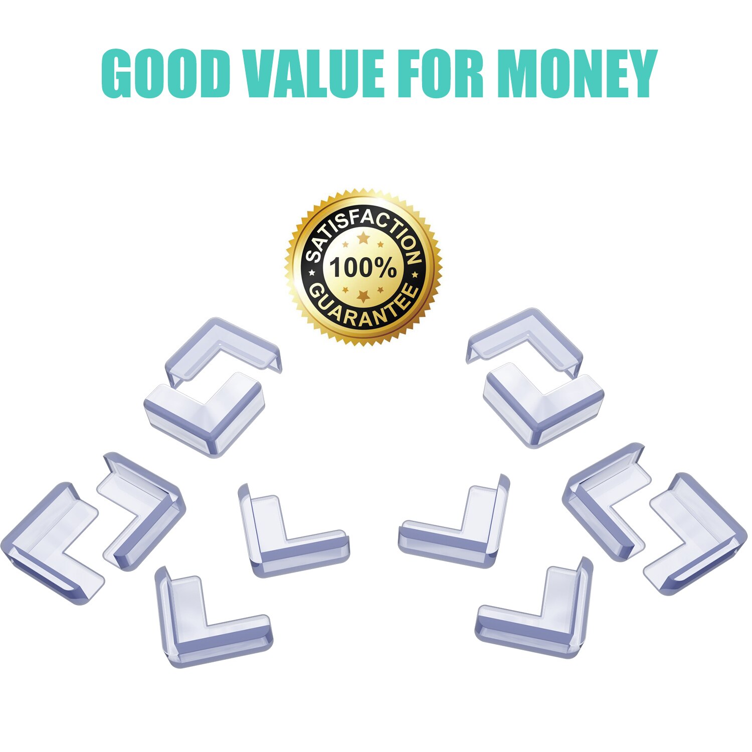 5Pcs/set Baby Safety L Shape Transparent Protector Cover Table Corner Guards Children Protection Furnitures Edge Corner Guards