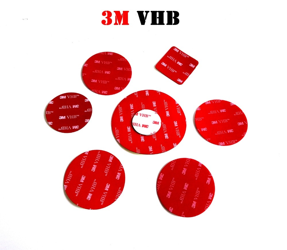 3M VHB Double Adhesive Round Circle Shape Sticker Gasket for Auto Car ETC Recorder Phone Holder Dia 10mm 20mm 25mm 30mm 40mm