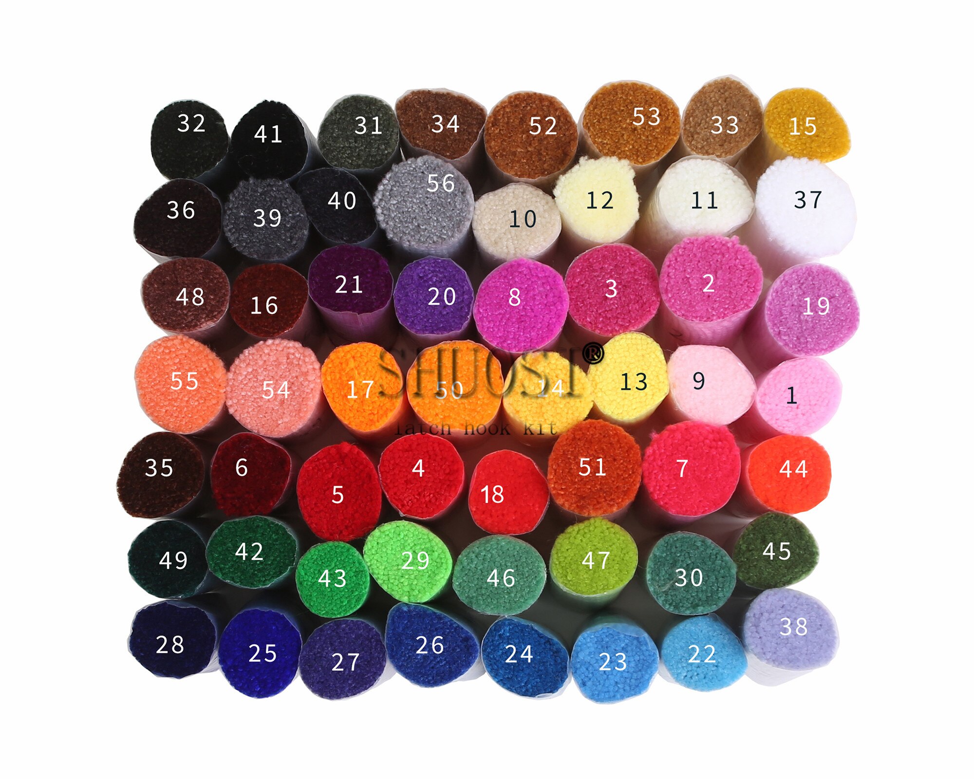 61x87cm-(Flowers) Latch Hook Tapestry Kits Rug Crochet Hobby and Craft DIY Thread Embroidered Hanging painting