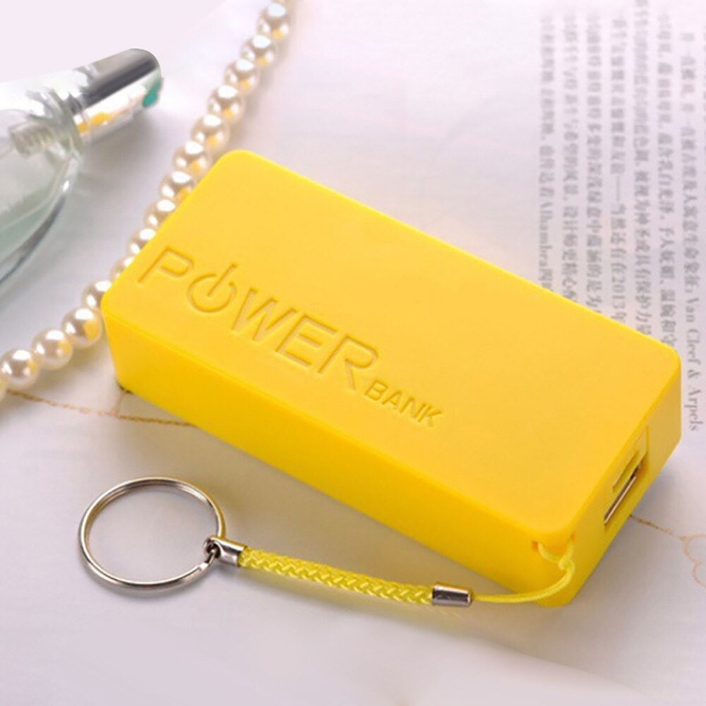 Cargador de batería de 5600mAh, 2X 18650 banco de energía USB, caja de bricolaje para iPhone, teléfono inteligente, MP3, carga móvil electrónica, cargador de coche