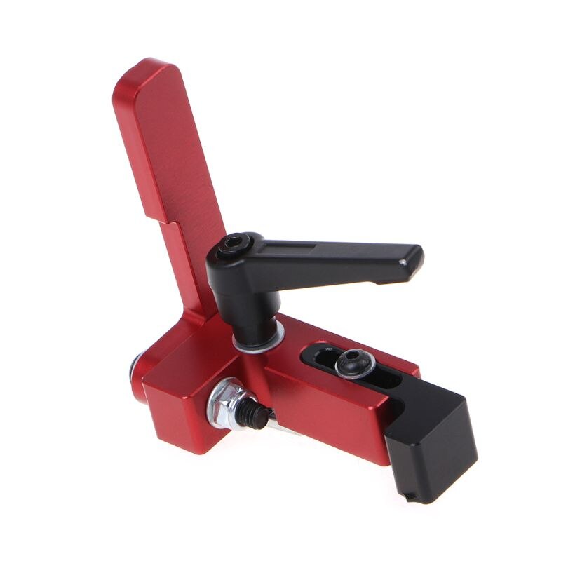 Aluminum Alloy Miter Track Stop Gauge Table Saw Suitable For 75mm Height T-track Stopper Woodworking Hand Tool