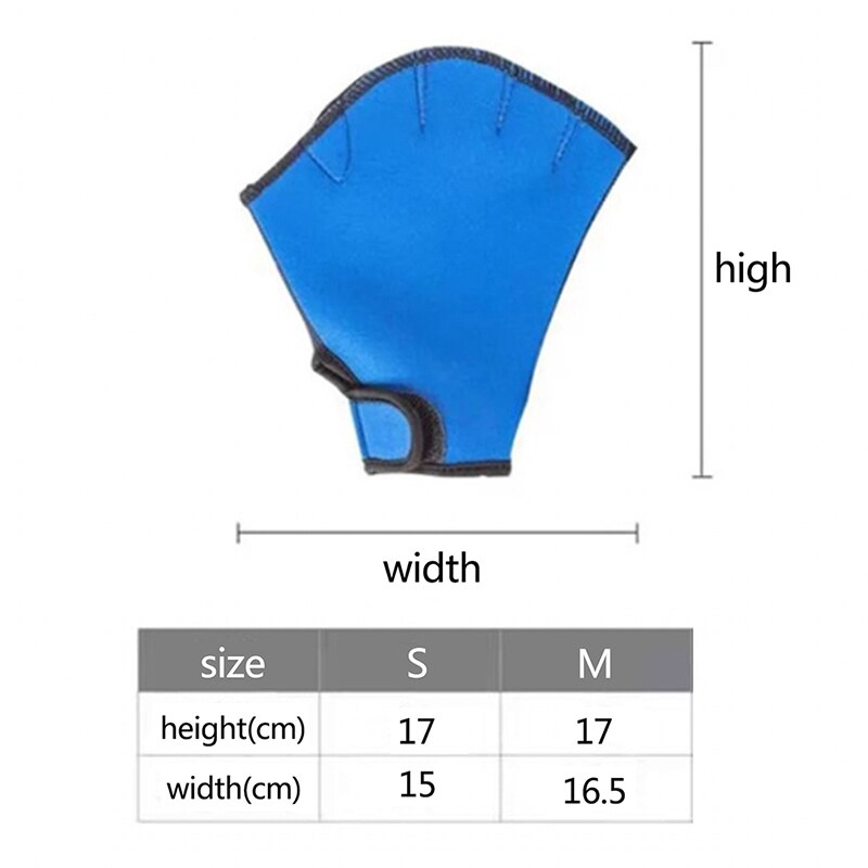 Rękawice do pływania sporty wodne odporność na wodę rękawice bez palców