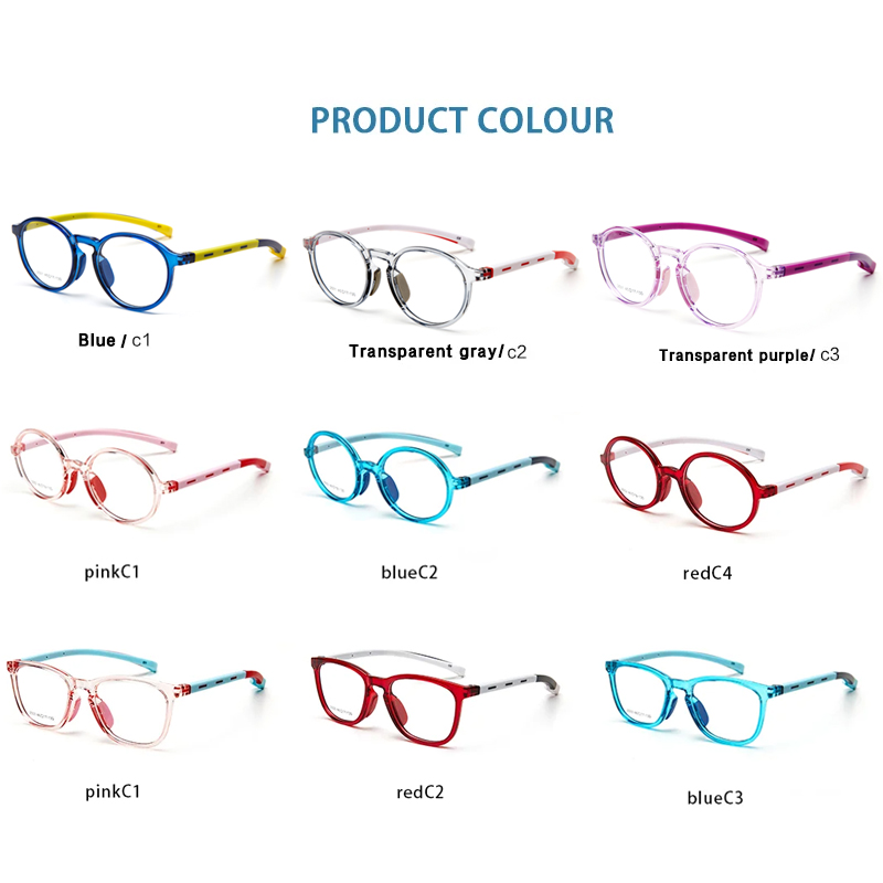 O-Q CLUB enfants lunettes myopie optique lunettes garçons filles Anti lumière bleue TR90 Silicone Flexible enfants lunettes montures 2501