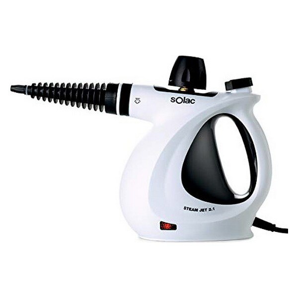 Vaporeta Solac LV1301, limpiador de vapor, 2,0, 350 ml, 1050W, blanco