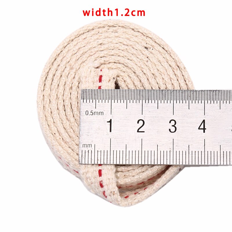 1M Sterke Platte Katoenen Lont Core Voor Kerosine Brander Kachel Verlichting Olie Lantaarn Olielamp Lont Roll Maken Diy accessoire: B