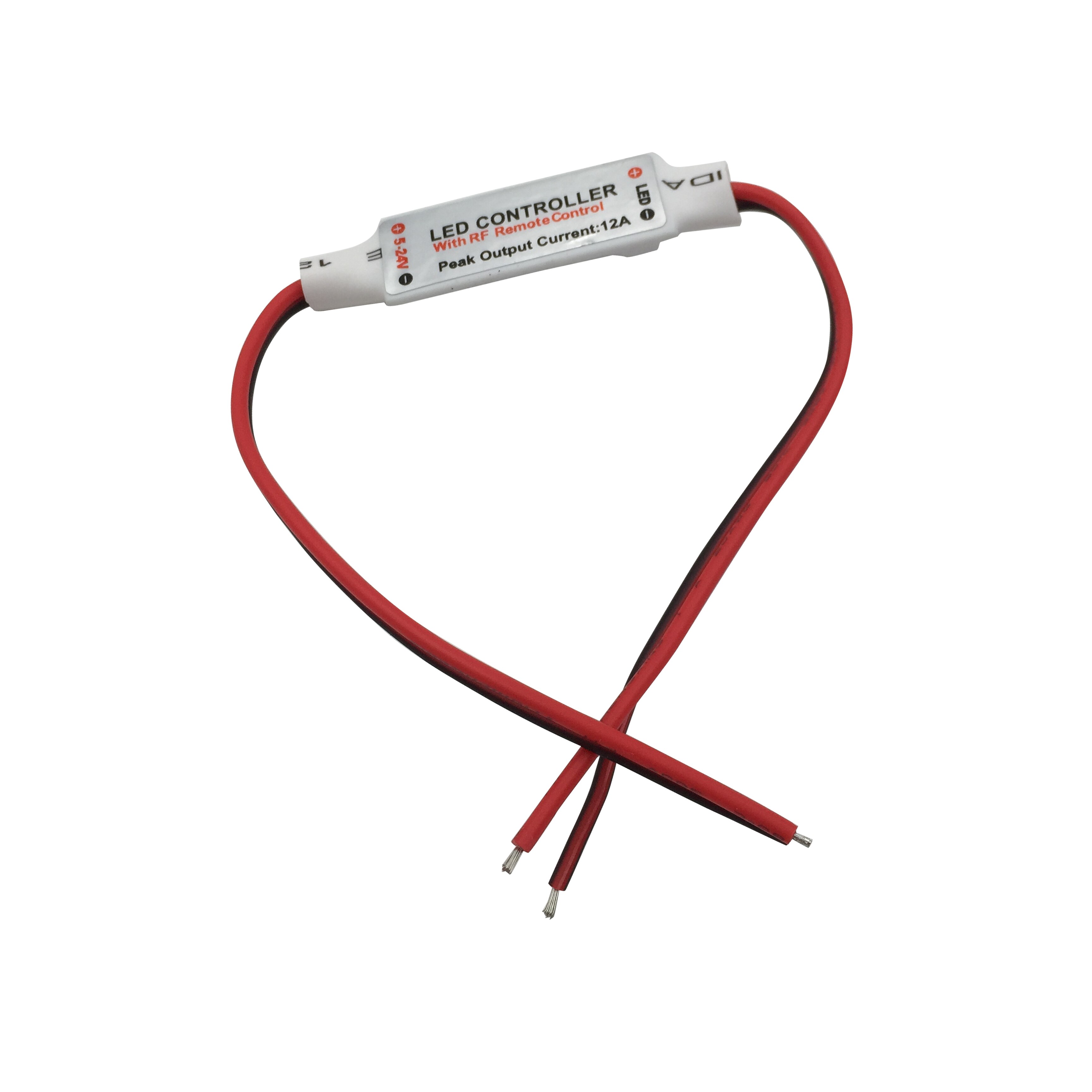 5V-12V-24V DC led strip RF wireless mini remote frequency smooth dimmer DC & Wire connector brightness adjust 12V led controller