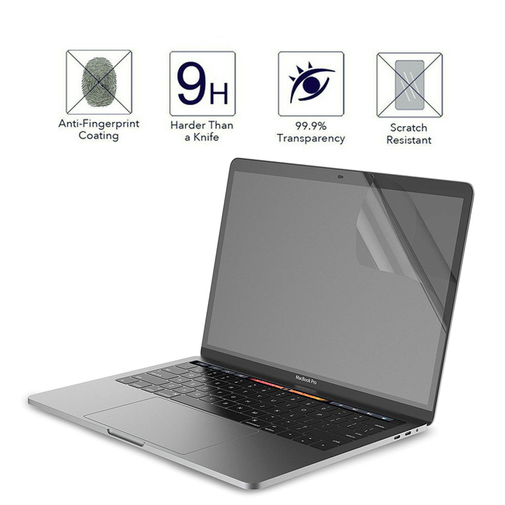 Anti-scratch ochraniacz ekranu laptopa dla Apple Macbook Pro 15 cal dotykowy Bar A1707 A1990 Notebook 9H przezroczysta folia ochronna