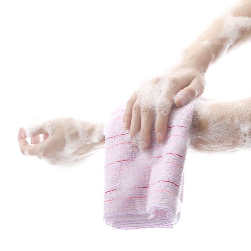Kvinder mænd kulfiber skønhed hud badehåndklæde vaskeklud eksfolierende scrubber