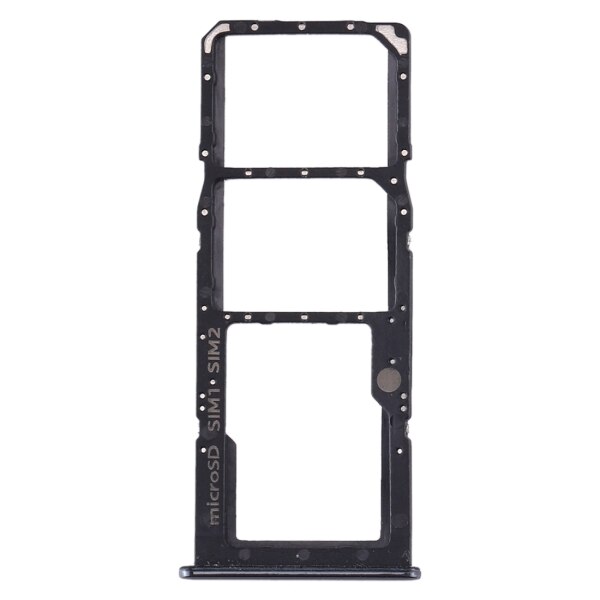 SIM Card Tray+SIM Card Tray+Micro SD Card Tray for Samsung Galaxy A30s Mobile Phone SIM Card Tray Replacement Parts: Black