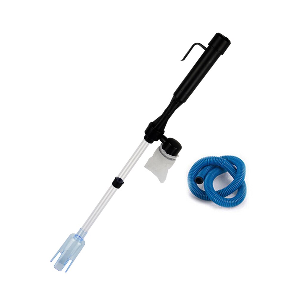 Automatic Aquarium Cleaner Length Adjustable Syphon Vacuum Siphon Gravel Water Filter Sand Suction Pump Fish Tank Cleaning Tools: Default Title