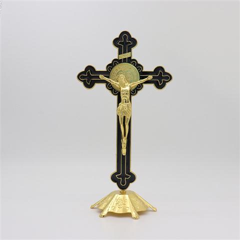 Jezus Cruz Christendom Woondecoratie Religieuze Orthodoxe Cross Ornament Priesters Orthodoxe Pictogrammen Cross: Black