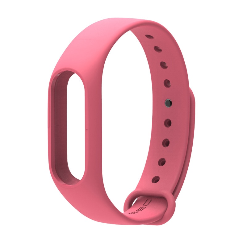 Mi Band 2 Correa para Xiaomi Mi Band 2 pulsera Pulseira Correa de muñeca para Miband 2 pulseras de silicona accesorios Correa: pink