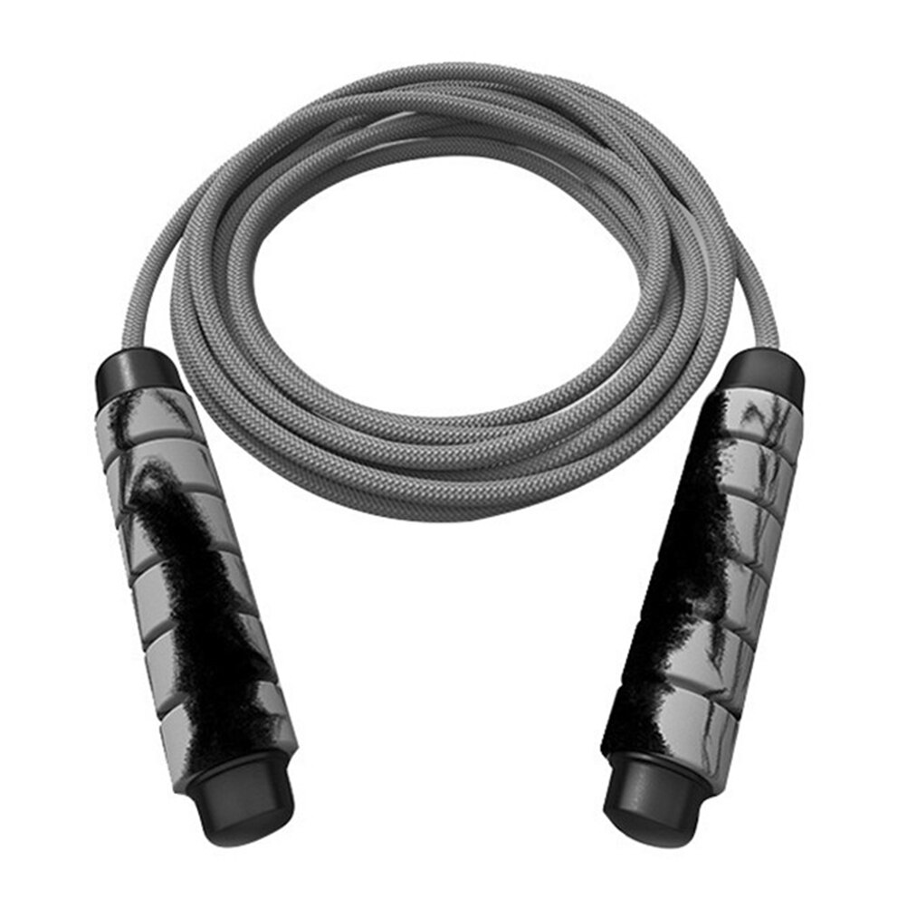 Cojinete dúplex, cuerdas de saltar, cuerda de saltar ponderada, equipo para deportes. Para Adultos estudiantes: (8mm Grey