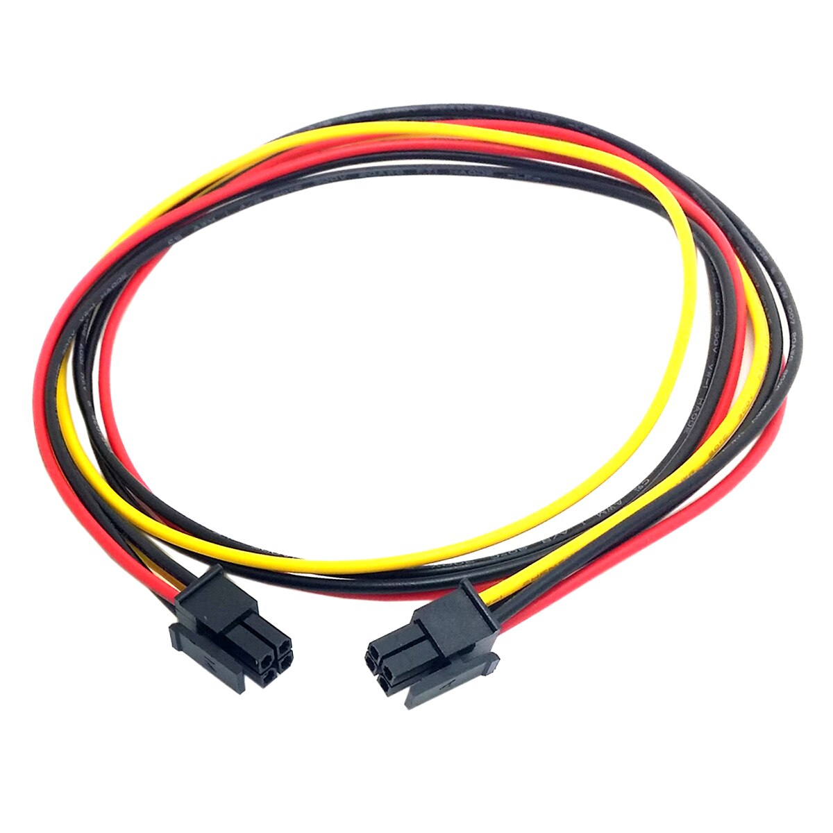 Cable CY 60cm ATX Molex Micro Fit conector 4Pin macho a macho Cable de alimentación