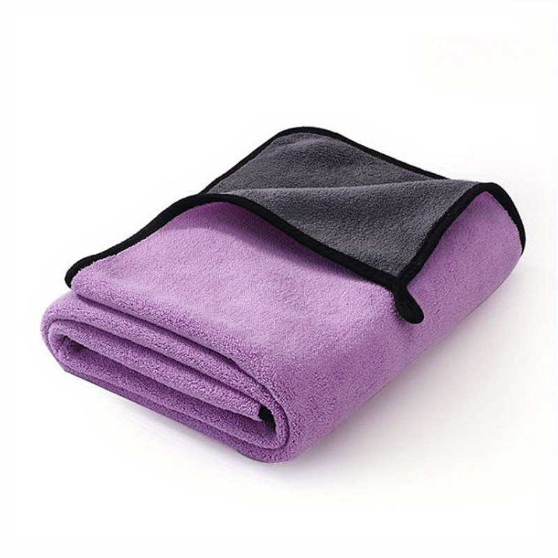 Pet Absorbent Towel, Dog Cat Quick Drying Bath Towel, Ultra-fine Fiber Super Absorbent Pet Towel, Cleaning Supplies: M / Blue