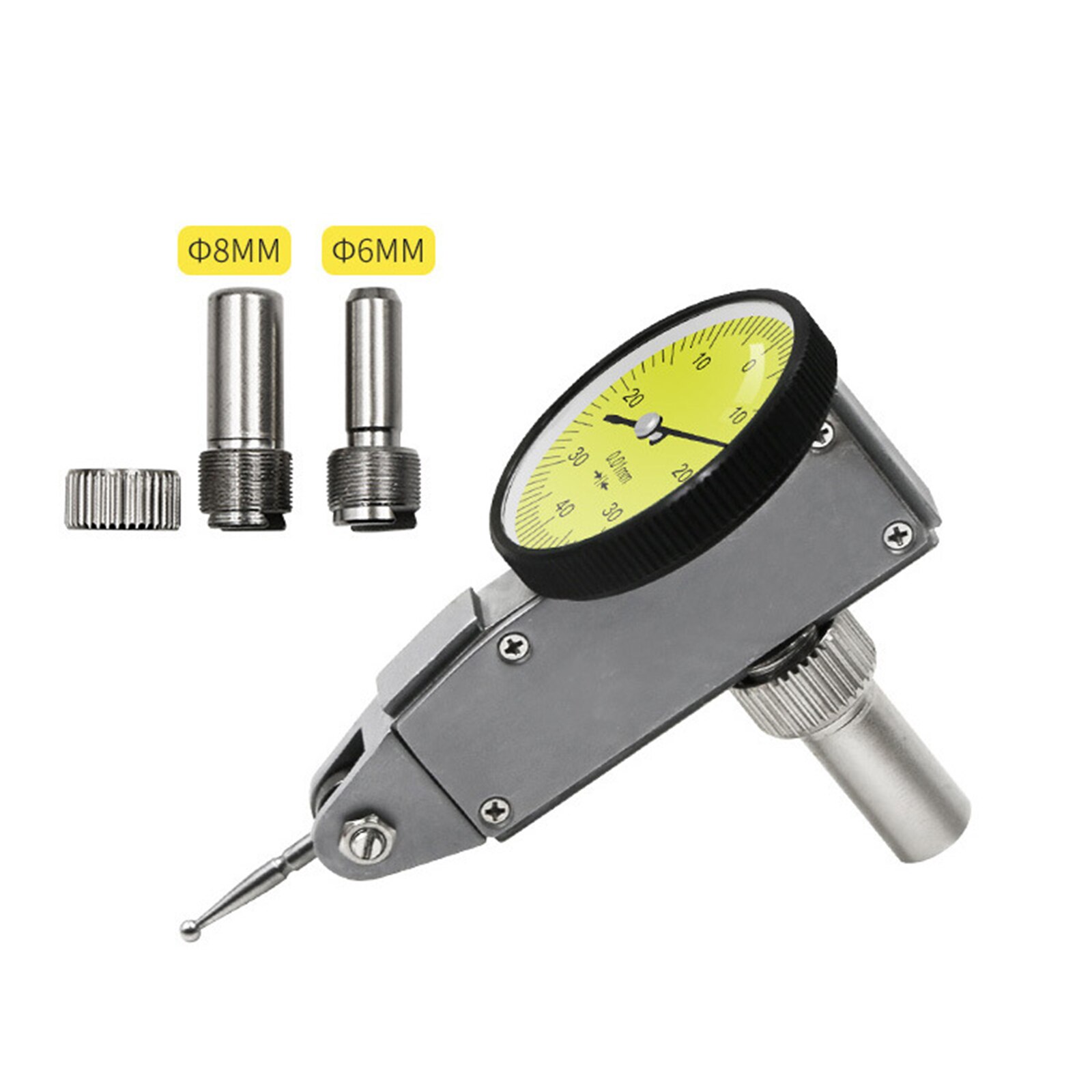 0-0.8mm 0.01mm Level Gauge Scale Precision Metric Dovetail Rails Dial Test Indicator Dial Indicator Measuring Instrument Tool