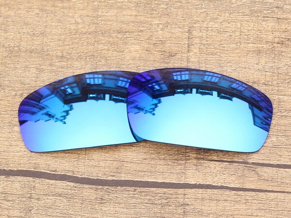 Vonxyz 20+ Color Choices Polarized Replacement Lenses for-Oakley Monster Pup Frame: Ice Mirror