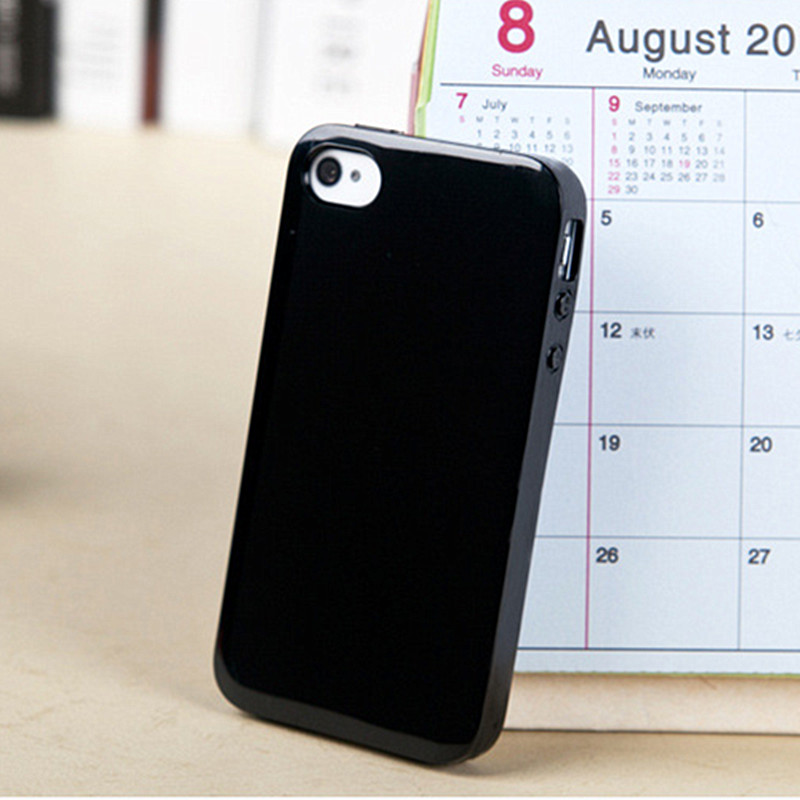 Schwarze Hülle für iPhone 4 4S Hülle stoßfest für Apfel iPhone 4 iPhone 4S iPhone4 i4 Hüllen praktisch Schutzhülle: Ursprünglich Titel