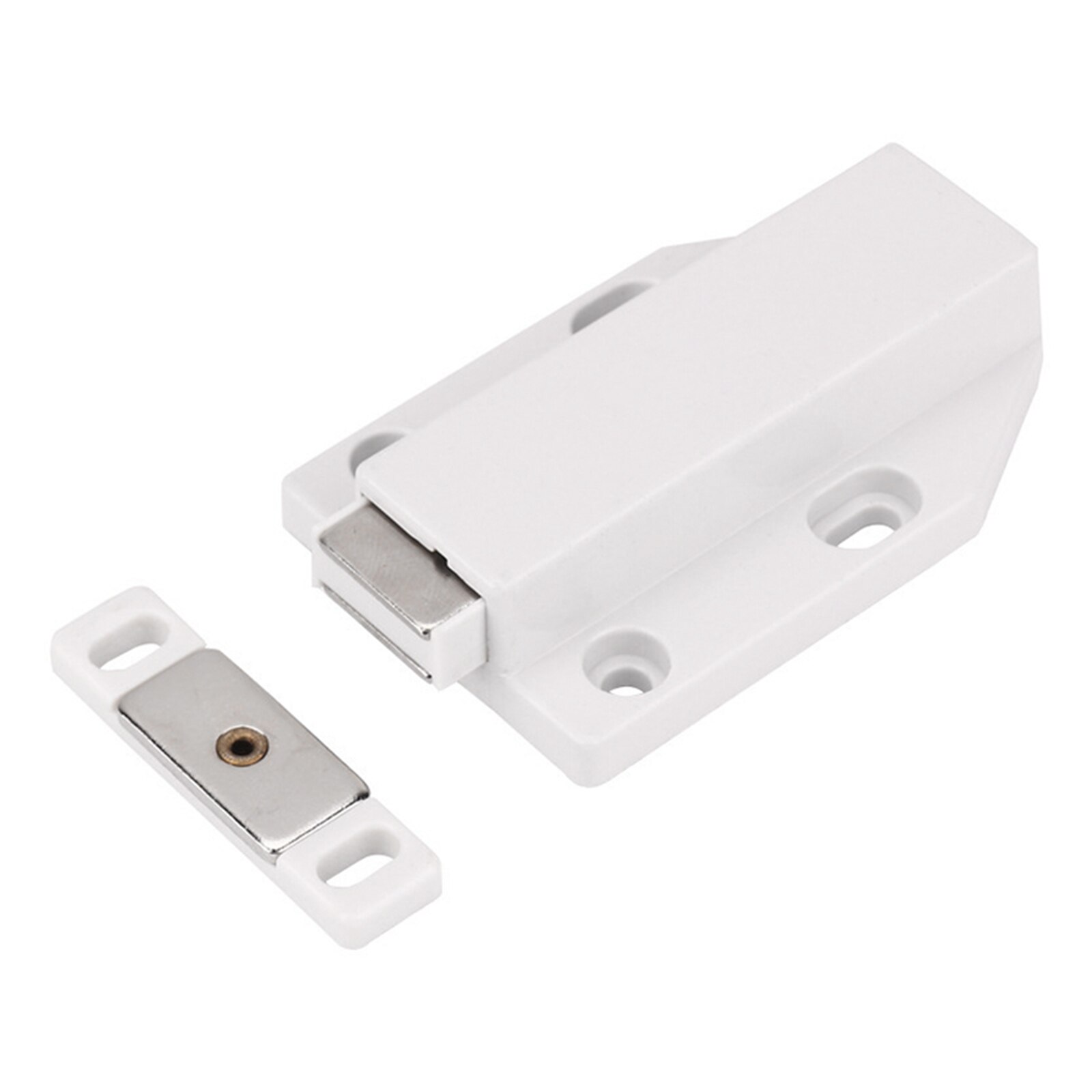 Touch Latch For Home Cabinet Cupboard Drawer Magnetic Press Touch Latches Rebound Device Plastic Touch Latches: Single door
