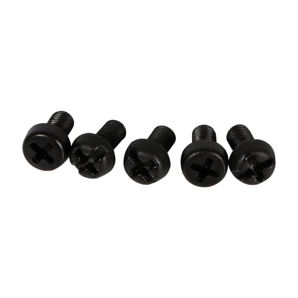 100 st svart plast nylon  m3 hex kolonn avstånd distansskruv
