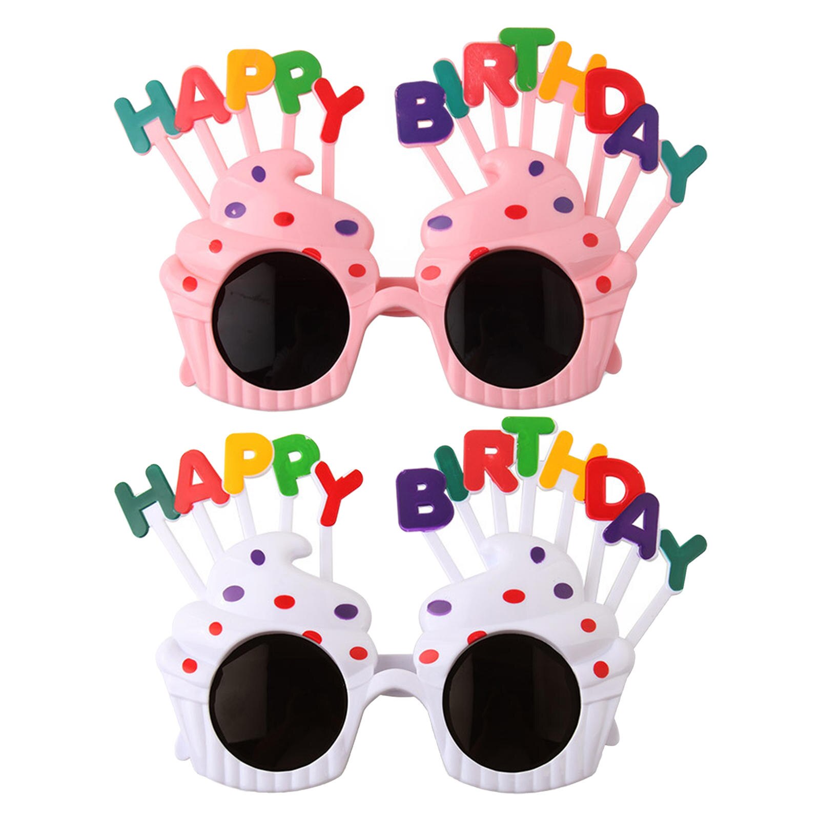 Novelty Happy Birthday Glasses Eyeglasses Dress Party Glasses for Children Photo Booth Props Costume Supplies Decoration