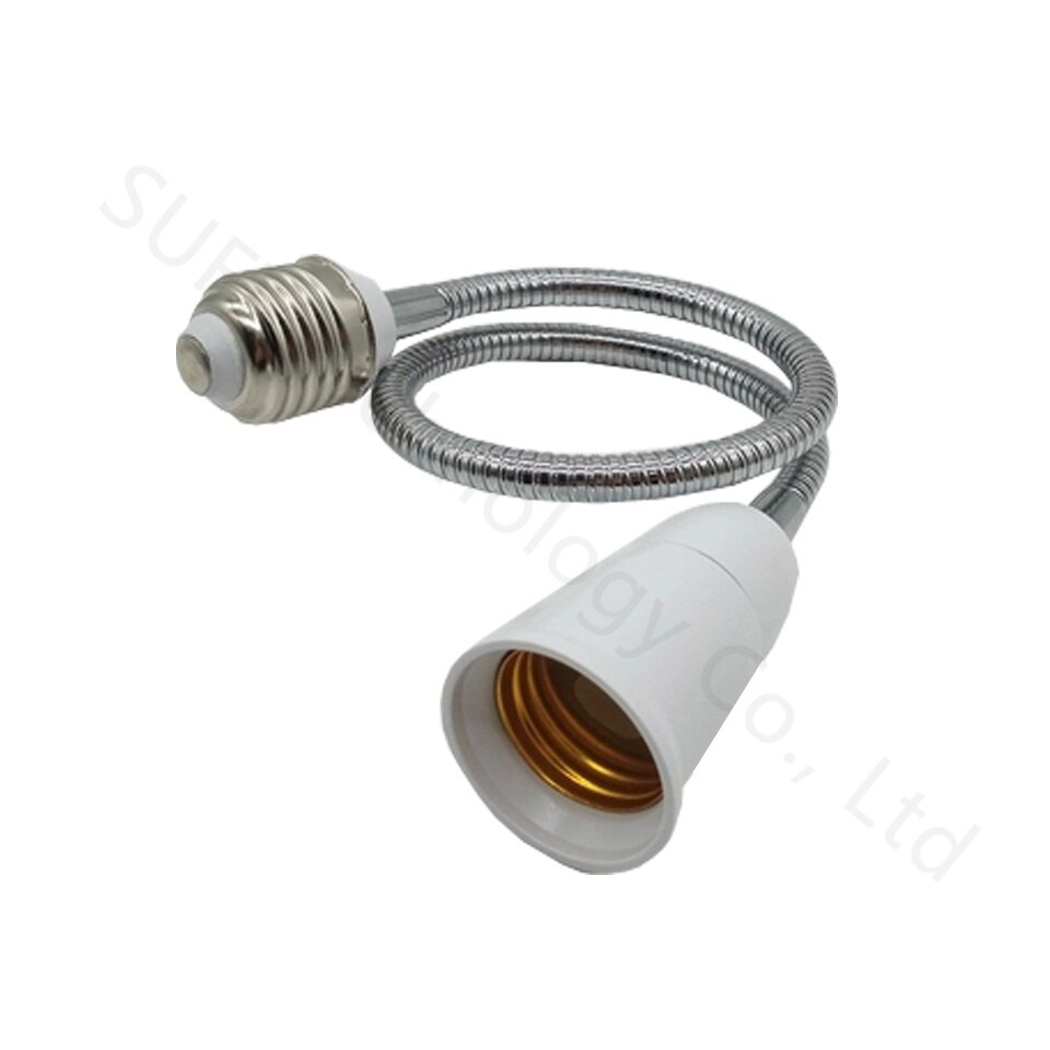 Lot de  e27 to e27 2 de douilles pour ampoules led, 20cm 30cm 40cm 50cm 60cm, convertisseurs