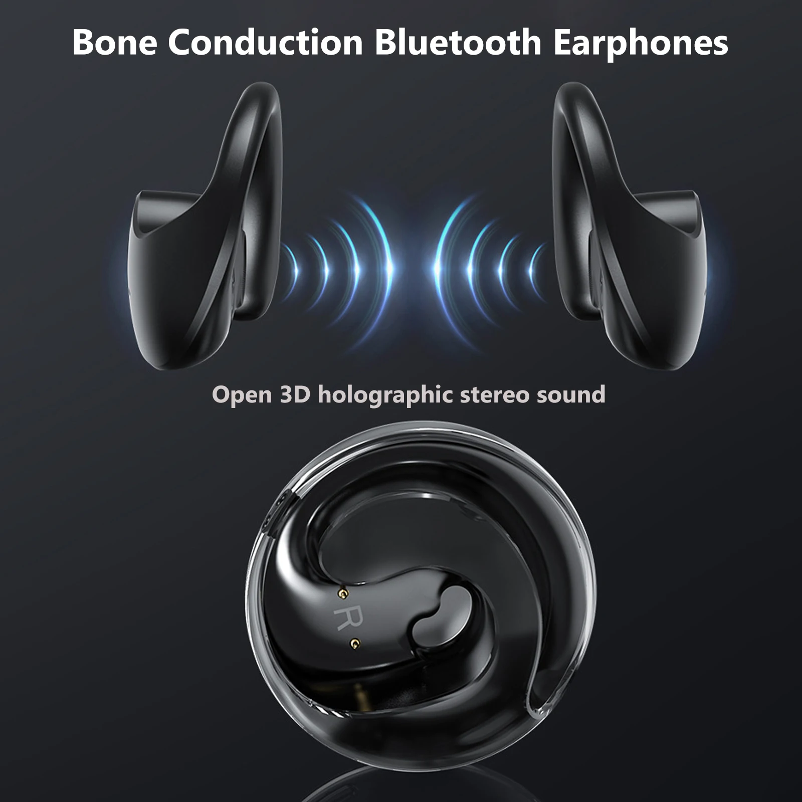 Nuevos auriculares inalámbricos OWS, auriculares Bluetooth con micrófonos, auriculares con sonido estéreo HiFi, auriculares con Control de botón para xiaomi Iphone
