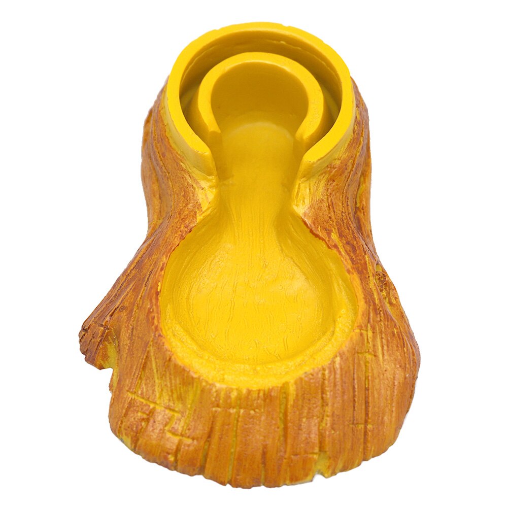 Reptile Automatic Waterer Feeder Basin Simulation Tree Bark Turtle Lizard Drinking Bowl Fountains Landscaping