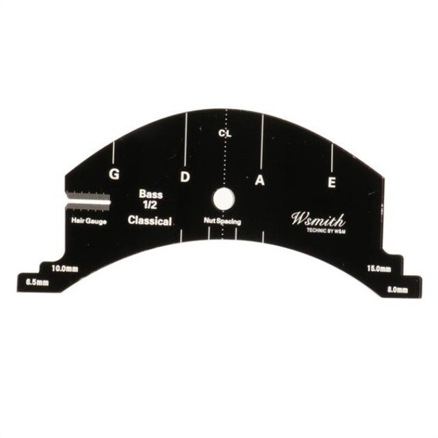 Violin Bridges Multifunctional Mold Fingerboard Template Full Size Making Tools Cello Viola Double Bass Fingerboard Scraper Make: Double Bass 1 2