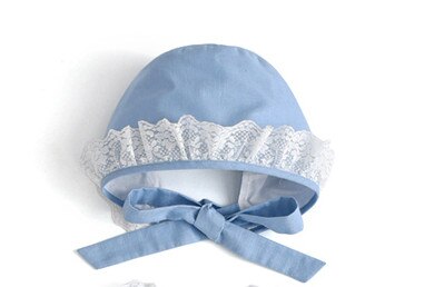 Clibeso neonate abito di lino blu bambini abiti spagnolo ragazza Boutique abiti di compleanno con cappelli abito da festa di compleanno: hat / 9m
