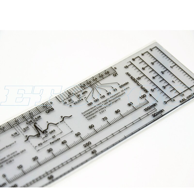 200mm pvc ekg linjal lager varor med billigaste priset! 5 st / parti