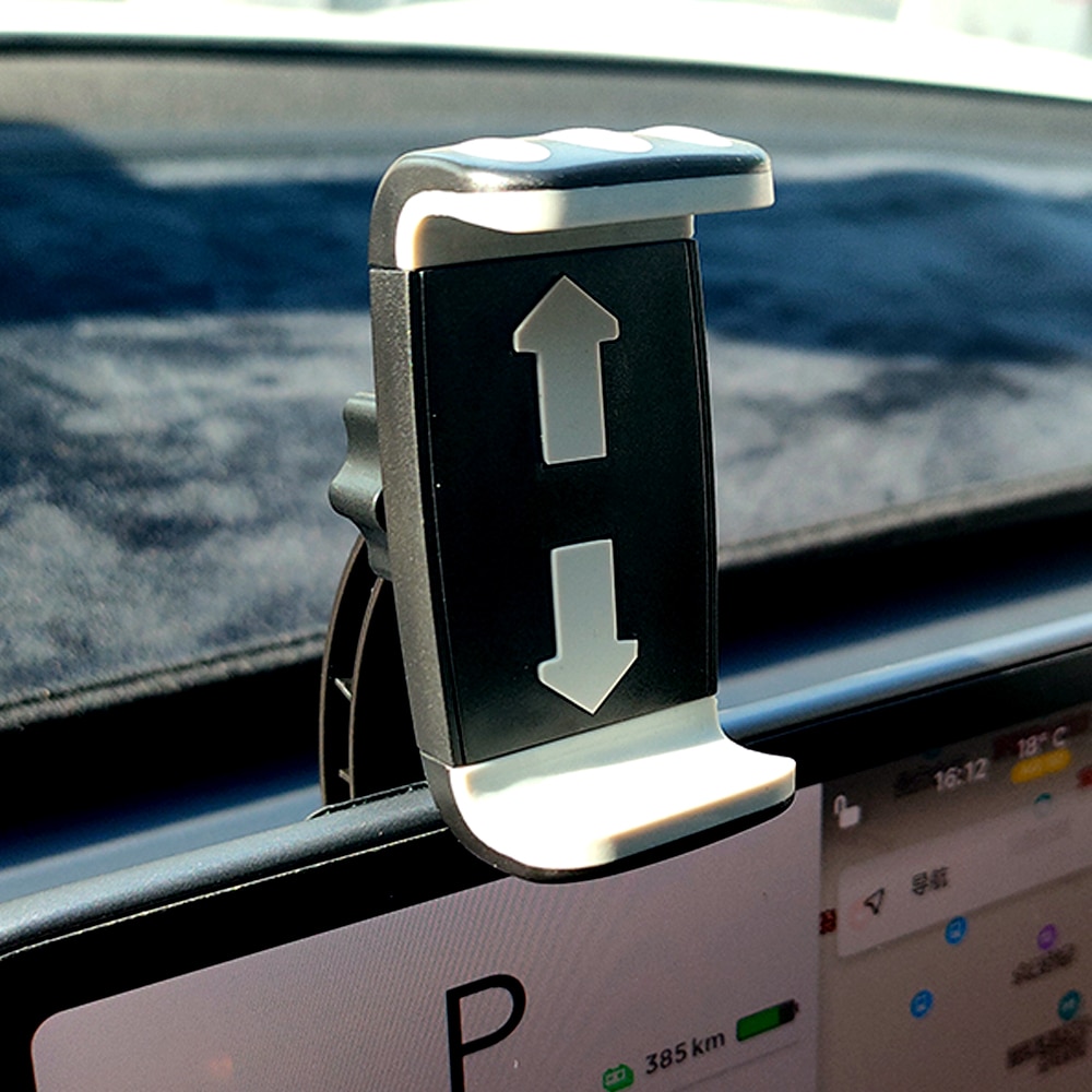 Car screen phone holder for Tesla Model 3 front center dashboard navigation phone holder holder no damage installa