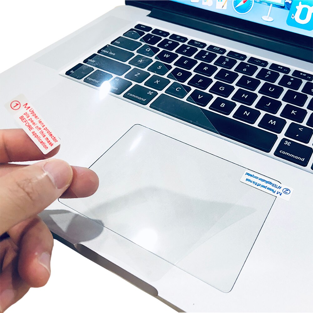 Laptop skin touch pad beskyttelsesfilm for apple macbook air pro 16 elektrostatisk pasta touch pad track pad ripebestandig film