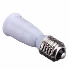 E27 om E27 Extension Socket Base CLF LED Light Bulb Lamp Adapter Converter E27 om E27 Extension Lamp Adapter Socket veranderen