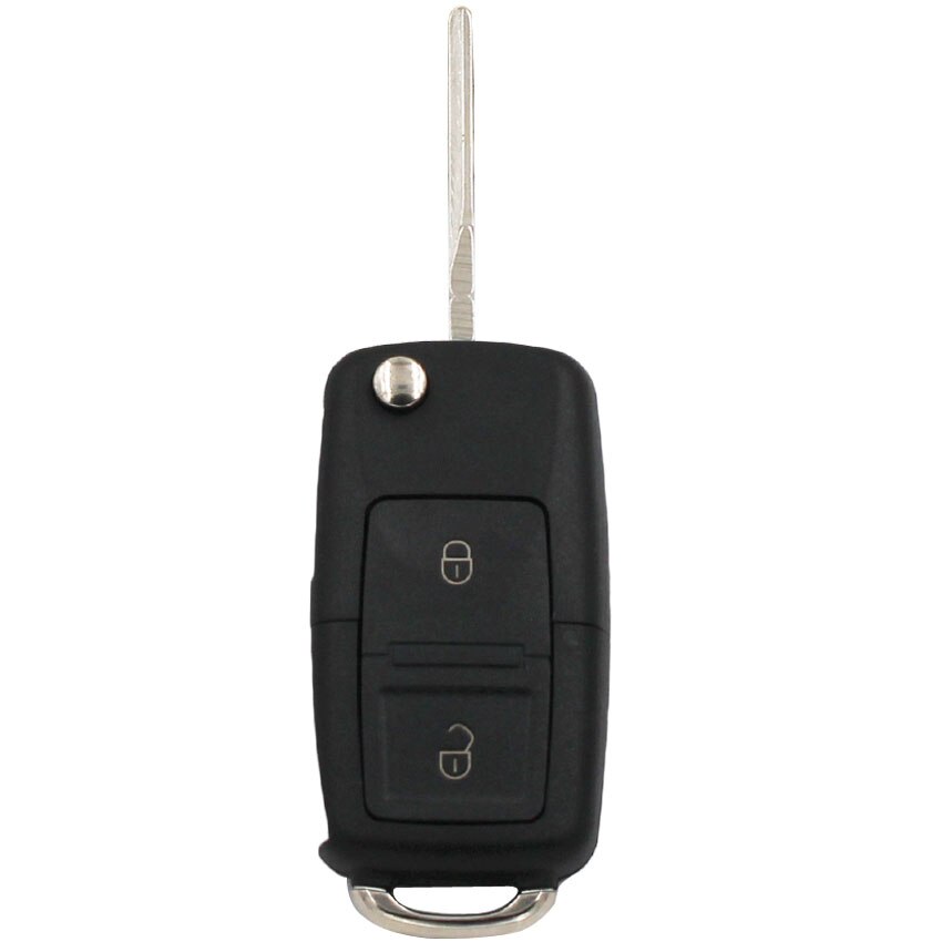 2 Button Flip Remote Key Case Shell Vouwen Autosleutel Behuizing Voor Vw Volkswagen Bora Voor Seat Passat Polo voor Skoda Octavia