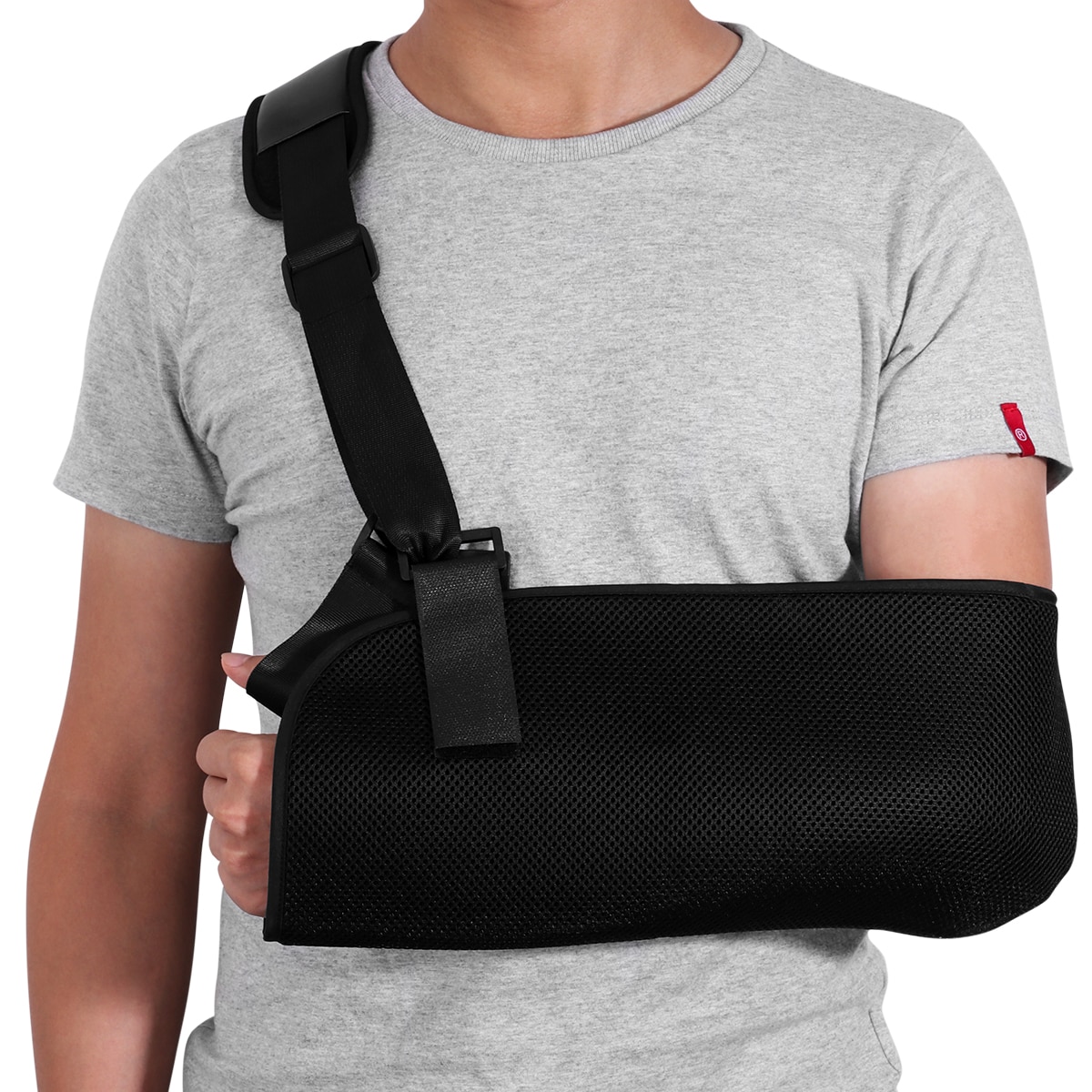 ROSENICE Arm Schlinge Einstellbare Schulter Wegfahrsperre Handgelenk Ellenbogen Unterstützung Klammer für Gebrochen und Gebrochenen Arm: Ursprünglich Titel