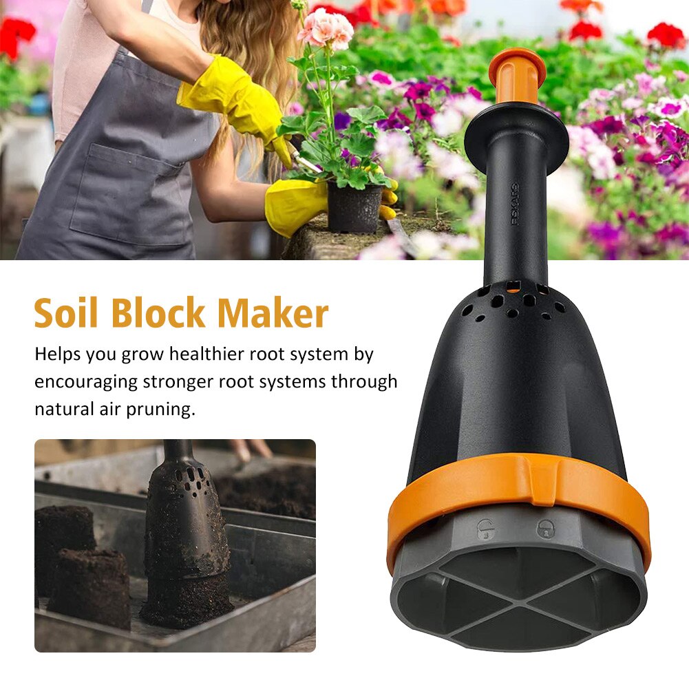 Practical Home Creating Garden Plant Manual Tool Soil Block Maker Garden Planting Seedling Nursery Device
