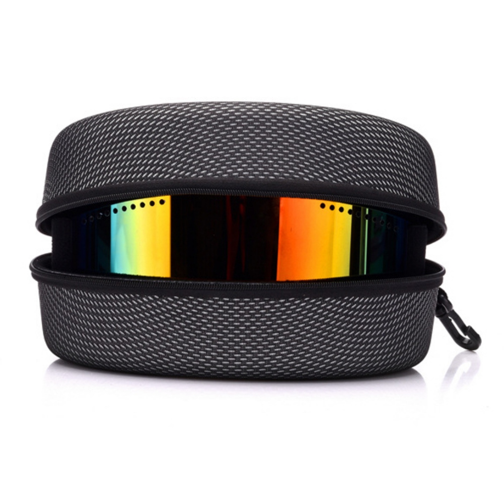 Étui De Transport EVA Pour Lunettes De Snowboard/ski – Protection Anti-poussière Et étanche – Noir – 22 X 9 X 12 Cm