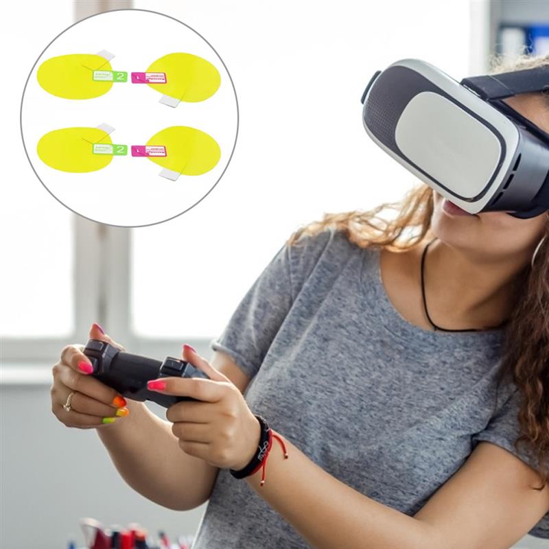 4 pezzi di protezioni per lenti VR TPU antigraffio VR sostituzione di pellicole protettive per Oculus Quest 2