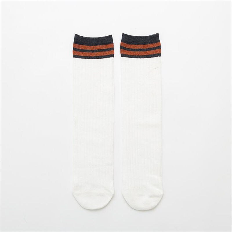 Autumn And Winter Pile of Socks Cotton Tube Female Socks Japanese Striped Breathable Wweat-absorbent ladies Socks: 3