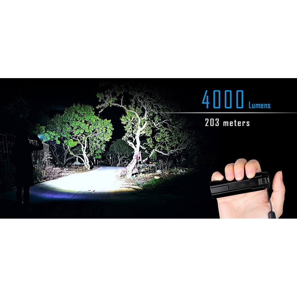 IMALENT LD70 Mini LED Flashlight 4000 Lumens CREE XHP 70 High Power Torch Light 203meters Distance Outdoor Waterproof Spotlight