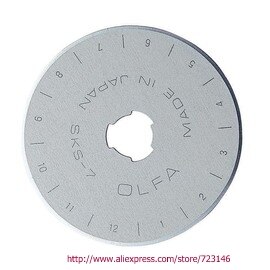 Neue 45mm Rotary Cutter Klingen für OLFA RB45-1 Stoff Papier Vinyl Circular Cut Schneiden Disc Patchwork Leder Handwerk Nähen werkzeug