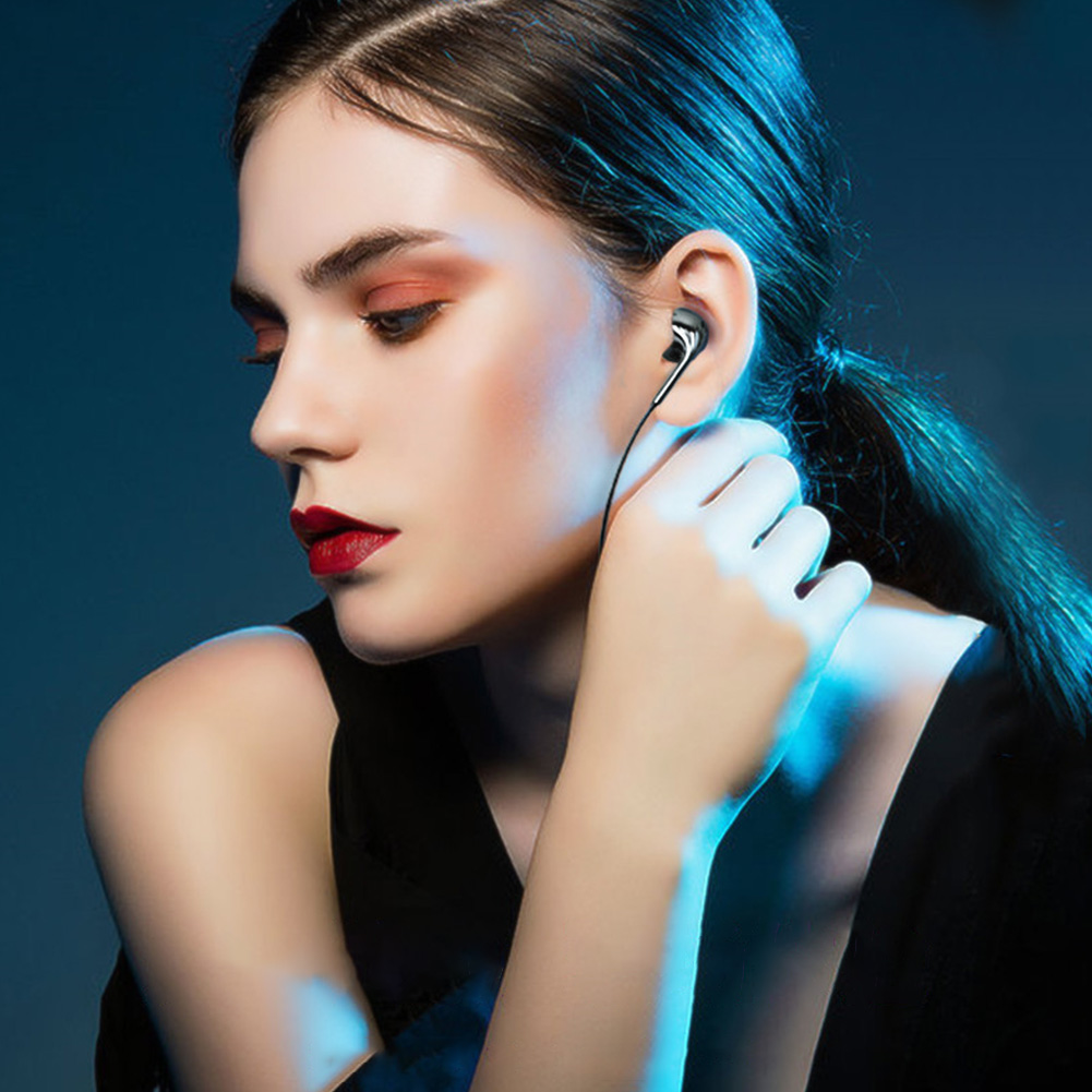 Quad-core Stereo 3.5mm Wired Headphones In-ear Earphones With Mic High Bass Earbuds For IOS Android Phone Wire Stereo Headset