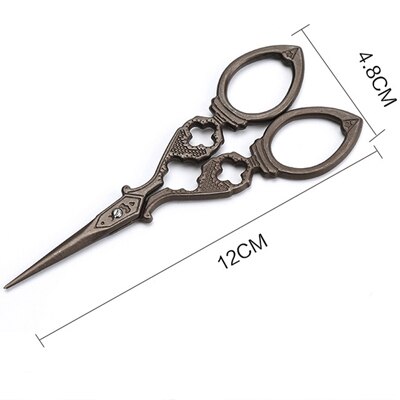 Ciseaux de broderie Zakka Vintage | Point de croix en Bronze et titane, artisanat outils ménagers 1 pièces: Style2