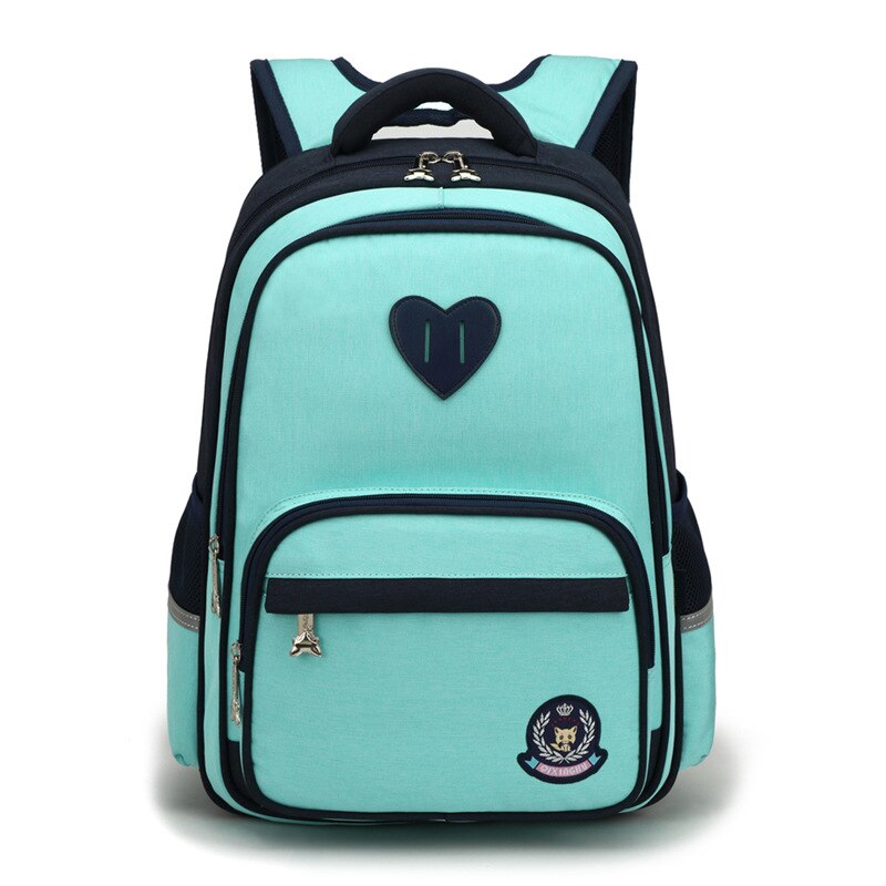 Puimentiua Waterdicht Kinderen Schooltassen Primaire Rugzakken Jongens Meisjes Satchel Schooltas Orthopedische Rugzak Mochila Infantil: Green big