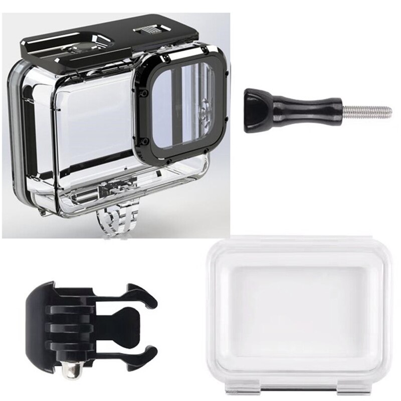 Carcasa impermeable para Gopro9, funda carcasa subacuática de 50M para Go Pro Hero 9, accesorios de cámara, carcasa protectora para buceo