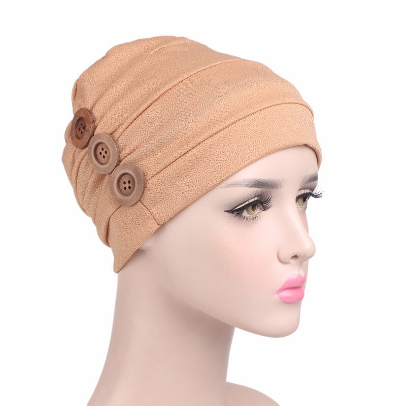 Lot De 4 Chapeaux Hijab MOWEN - Coton Modal Extensible Pour Été