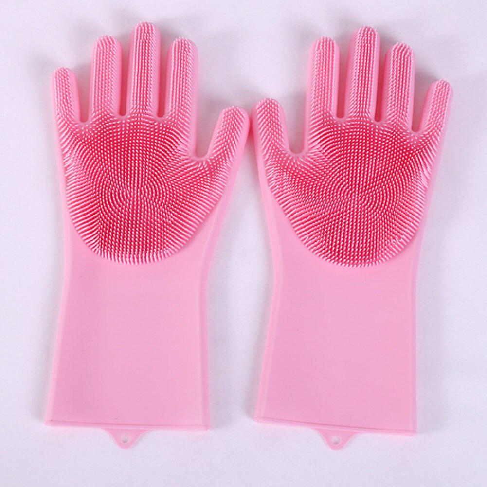 Gants magiques en silicone, 1 paire de gants de nettoyage pour la cuisine, brosse d'entretien pour la maison: 4