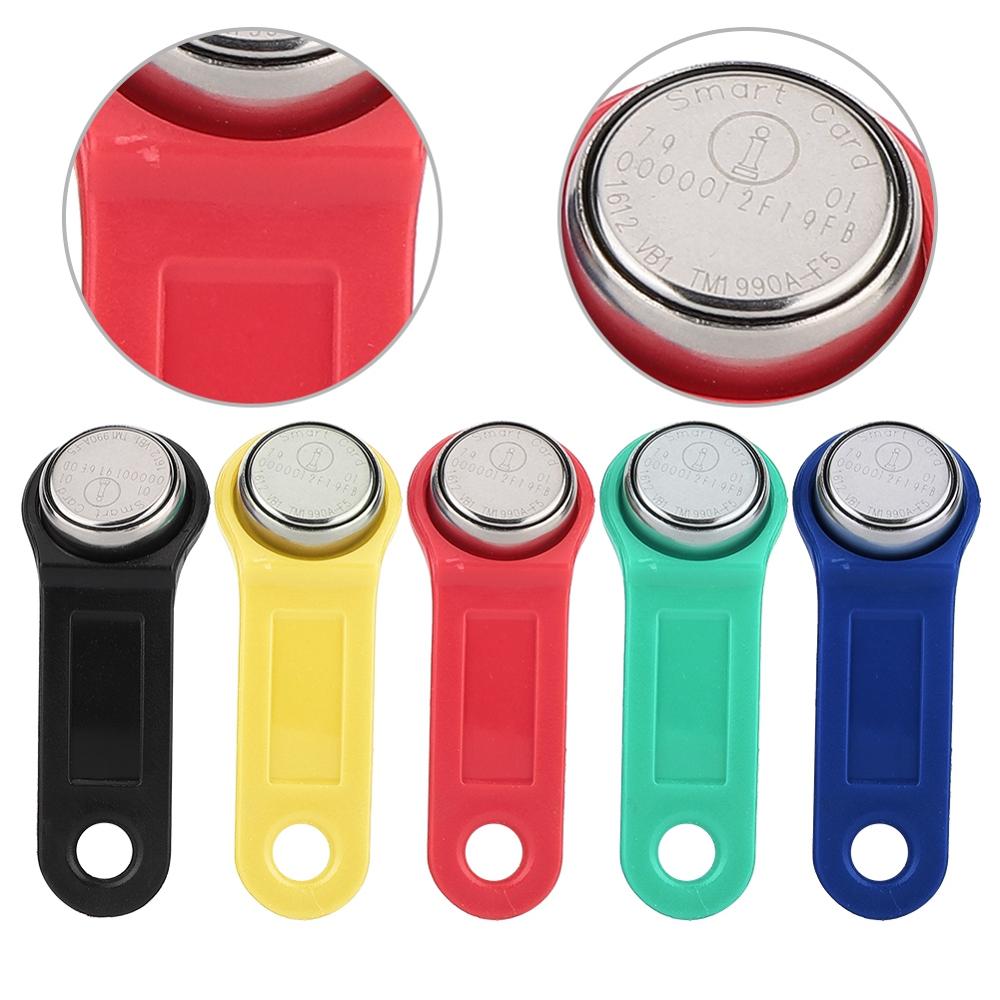 5pcs Rewritable RFID TM Card Set iButton Touch Memory Key RW1990