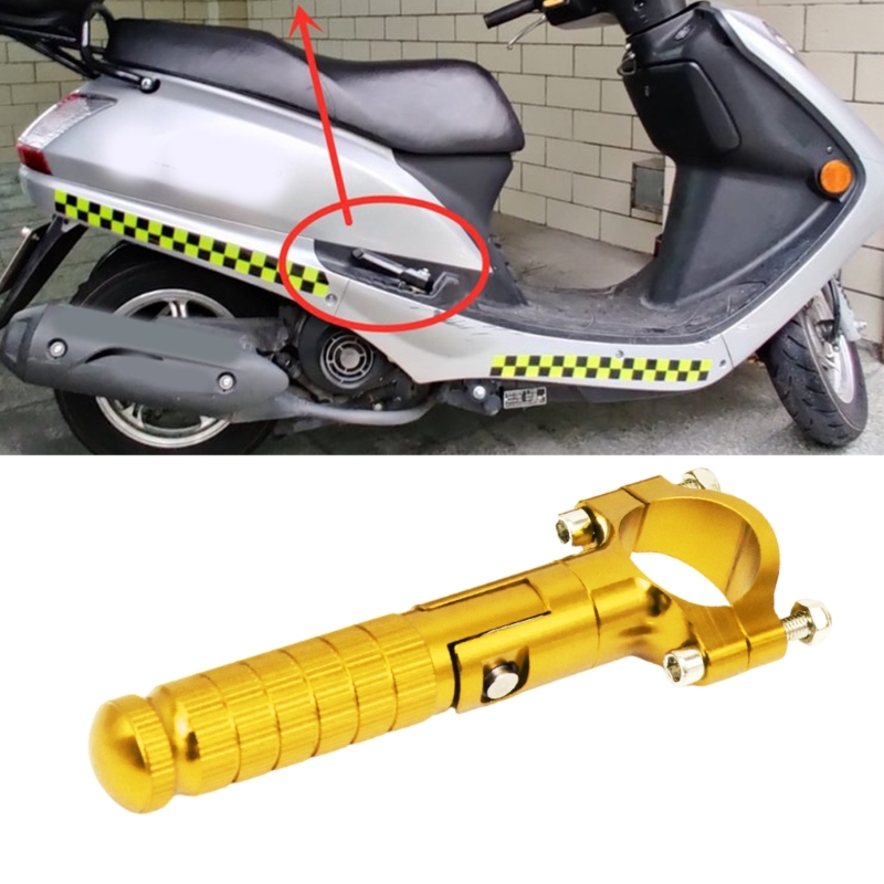 Aluminum Motorbike Footrests Adjustable Foot Pegs Supports Suitable for Motorcycle Enhancing Riding Posture and Reducing Fatigue